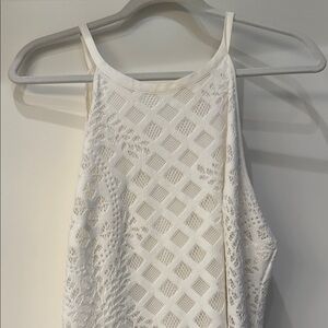 Lilly Pulitzer White Lace Maxi Dress